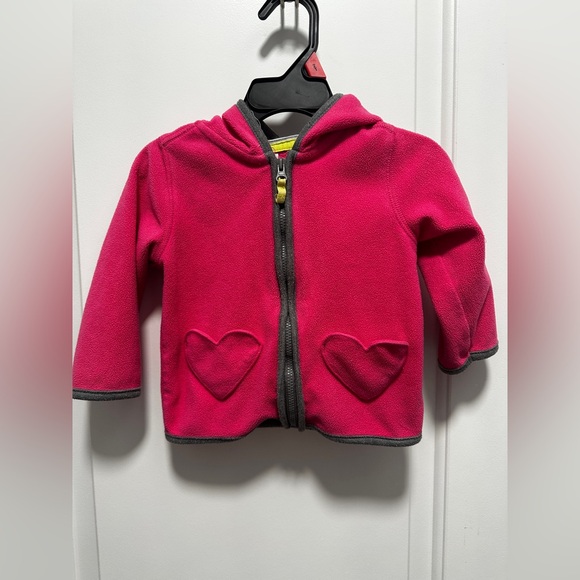 Carter's Other - Carter’s 18 MO Pink Fleece Zip Down Jacket